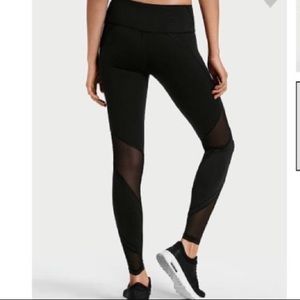 Victoria’s Secret Knockout Tights/Leggings Black Mesh
